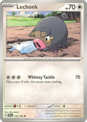 Lechonk [156/198] [Scarlet & Violet Base Set] Reverse Holofoil