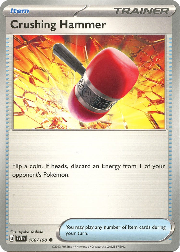 Crushing Hammer [168/198] [Scarlet & Violet Base Set] Reverse Holofoil