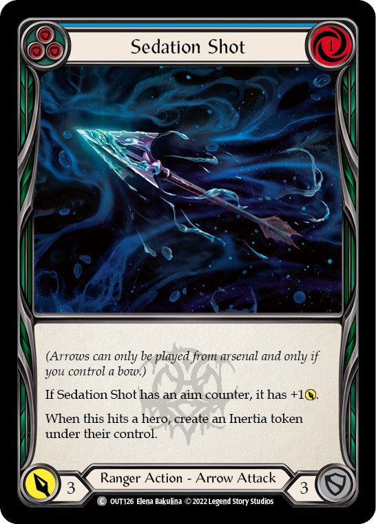 Sedation Shot (Blue) [OUT126] [Outsiders] Rainbow Foil