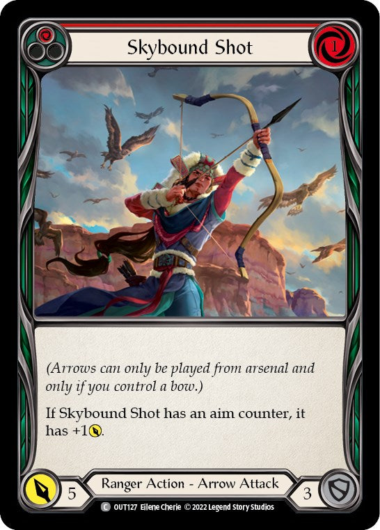 Skybound Shot (Red) [OUT127] [Outsiders] Rainbow Foil