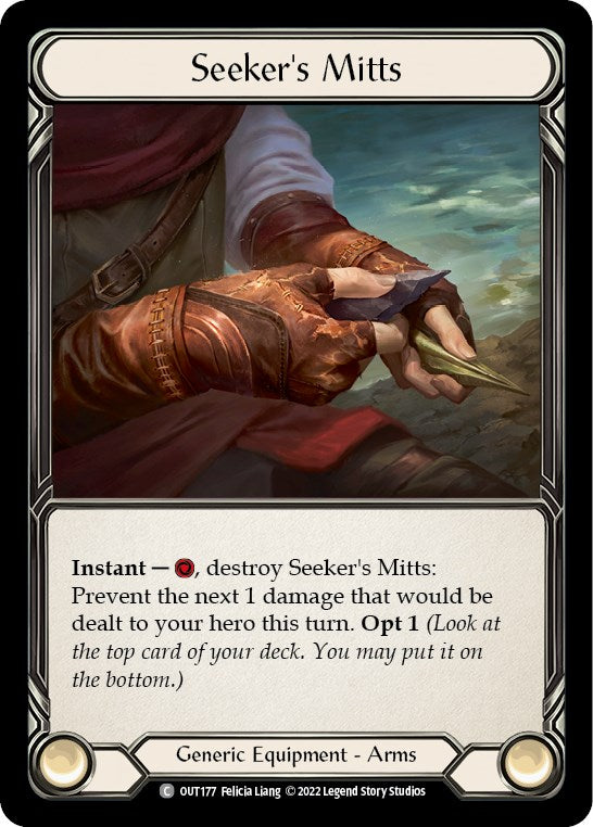 Seeker's Mitts [OUT177] [Outsiders] Cold Foil