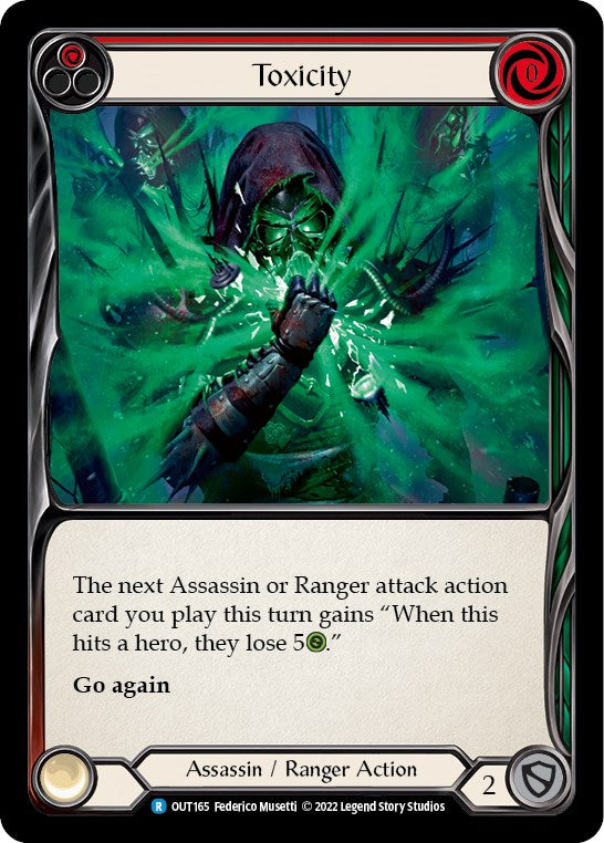 Toxicity (Red) [OUT165] [Outsiders] Rainbow Foil