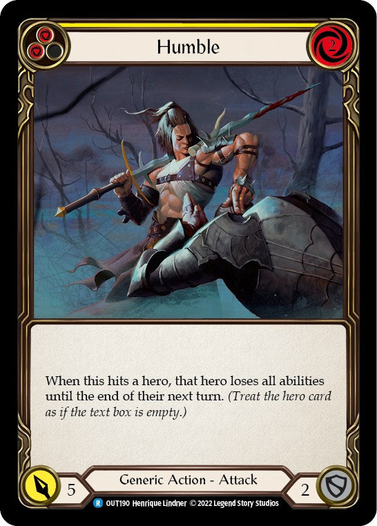 Humble (Yellow) [OUT190] [Outsiders] Rainbow Foil