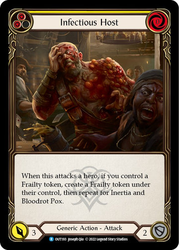Infectious Host (Yellow) [OUT193] [Outsiders] Rainbow Foil