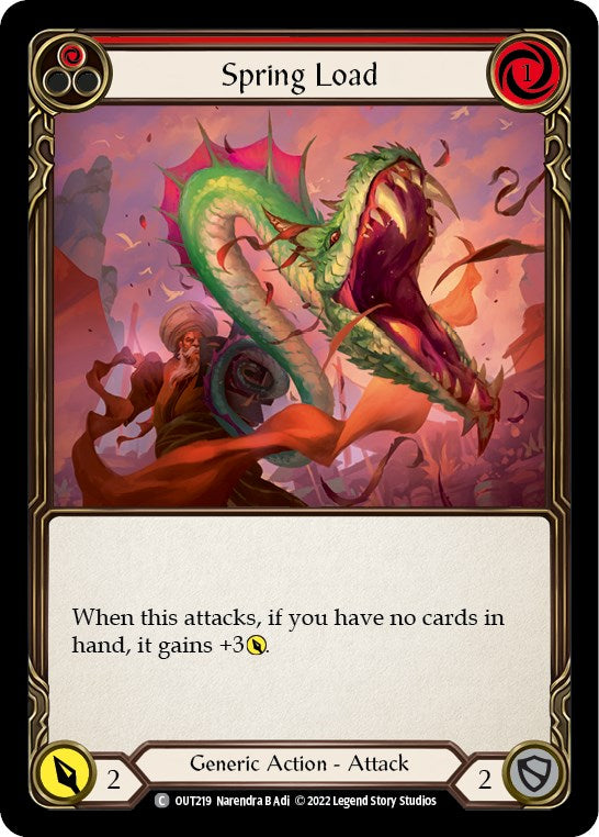 Spring Load (Red) [OUT219] [Outsiders] Rainbow Foil