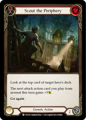 Scout the Periphery (Red) [OUT225] [Outsiders] Rainbow Foil