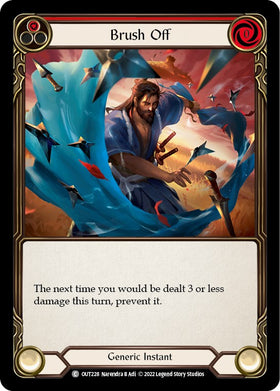 Brush Off (Red) [OUT228] [Outsiders] Rainbow Foil