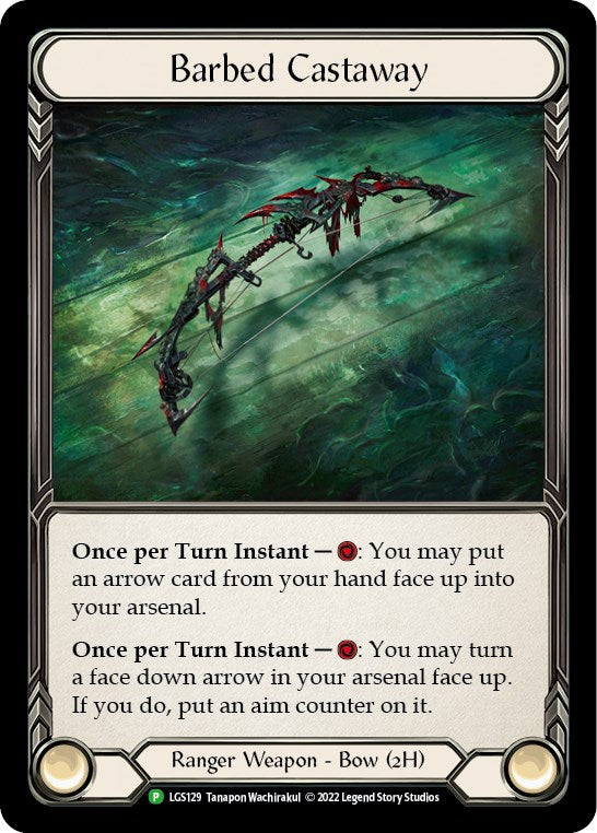 Barbed Castaway - LGS129 [LGS129] [Flesh and Blood: Promo Cards] Cold Foil