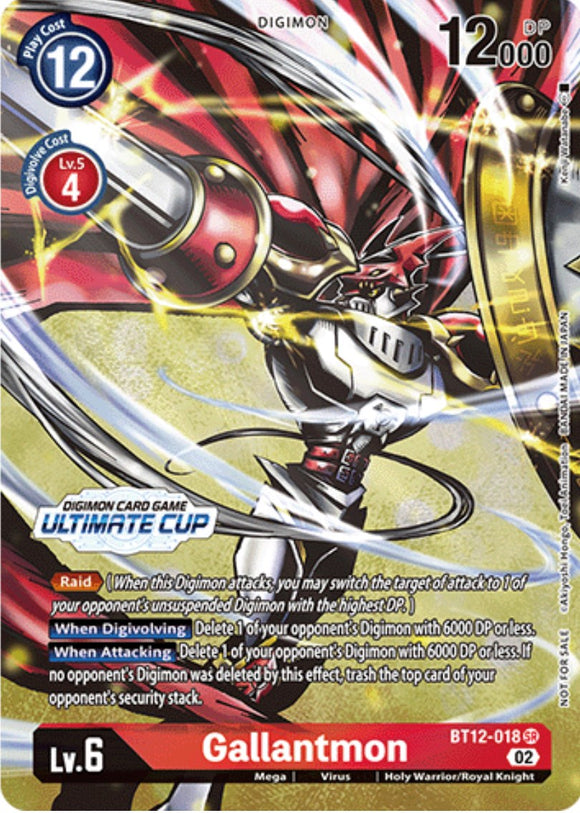 Gallantmon (Ultimate Cup) [BT12-018] [Across Time]