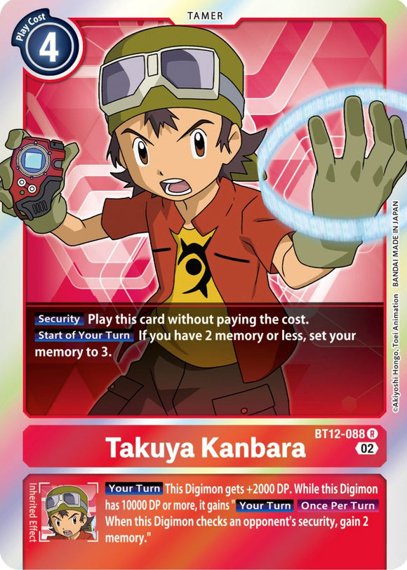 Takuya Kanbara [BT12-088] [Across Time] Foil