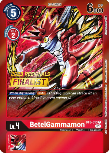 BetelGammamon (2023 Regionals Finalist) [BT8-013] [New Awakening] Foil