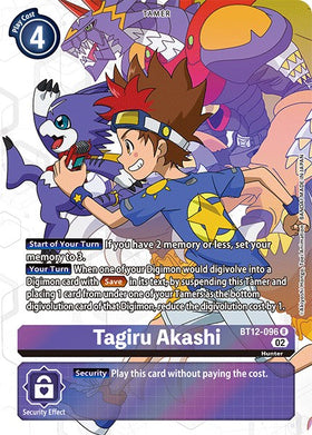 Tagiru Akashi (Alternate Art) [BT12-096] [Across Time] Foil