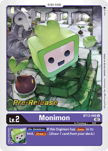 Monimon [BT12-006] [Across Time Pre-Release Cards] Foil