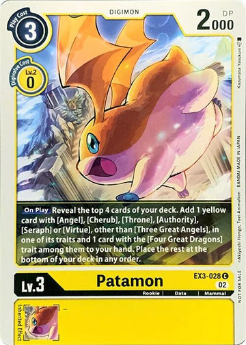 Patamon [EX3-028] [Revision Pack Cards]