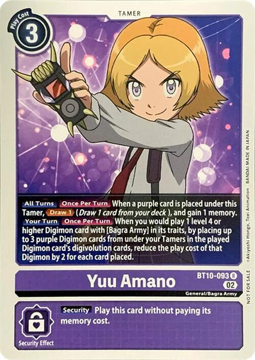 Yuu Amano [BT10-093 R] [Revision Pack Cards]