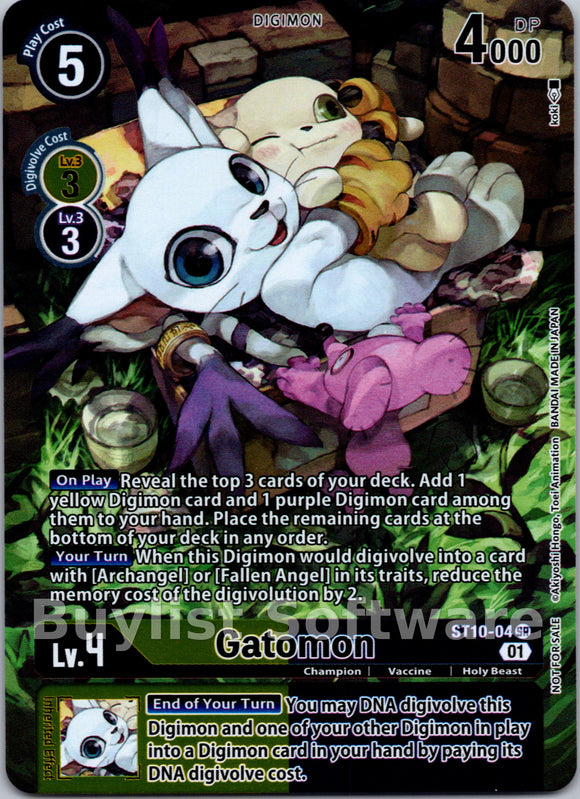 Gatomon (Official Tournament Pack Vol.9) [ST10-04] [Starter Deck 10: Parallel World Tactician] Foil