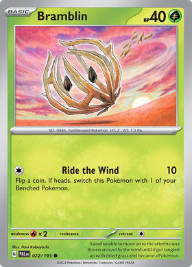 Bramblin [022/193] [Paldea Evolved] Reverse Holofoil
