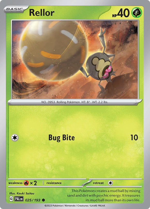Rellor [025/193] [Paldea Evolved] Reverse Holofoil
