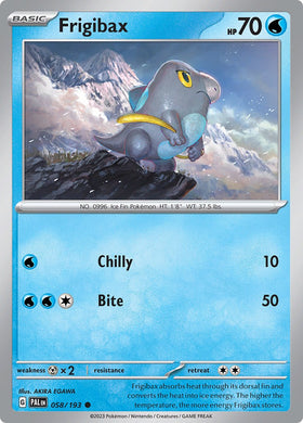 Frigibax [058/193] [Paldea Evolved] Reverse Holofoil