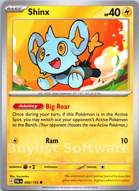 Shinx [068/193] [Paldea Evolved]