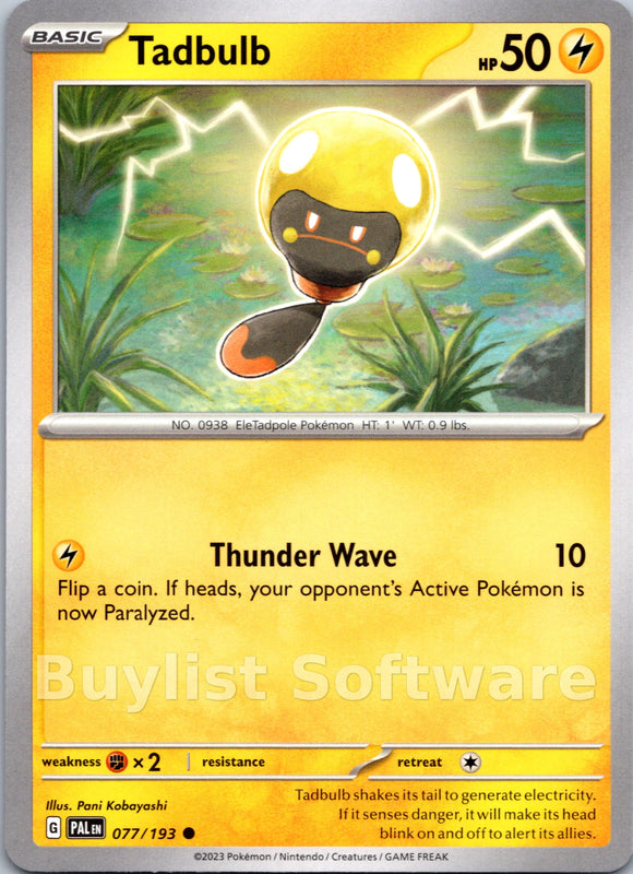 Tadbulb [077/193] [Paldea Evolved]