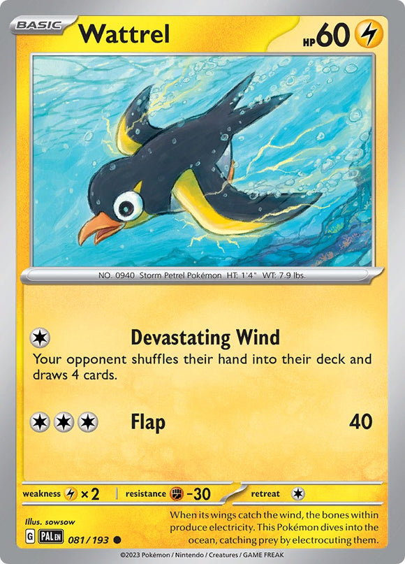 Wattrel [081/193] [Paldea Evolved] Reverse Holofoil