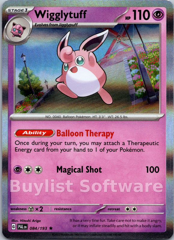 Wigglytuff [084/193] [Paldea Evolved] Holofoil
