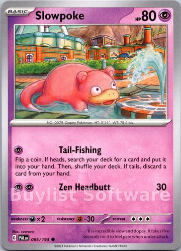 Slowpoke [085/193] [Paldea Evolved]