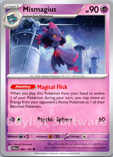 Mismagius [088/193] [Paldea Evolved]
