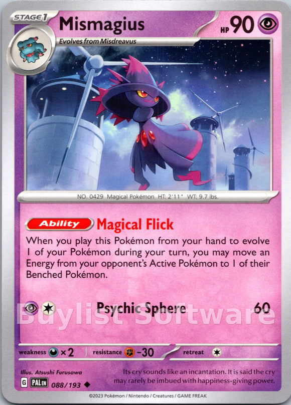 Mismagius [088/193] [Paldea Evolved]