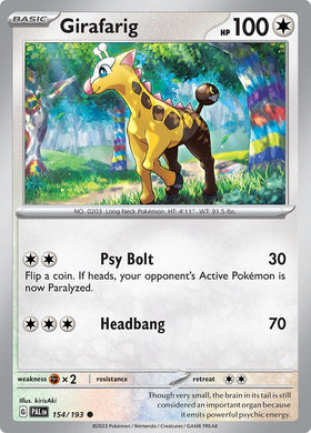 Girafarig [154/193] [Paldea Evolved]