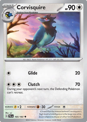 Corvisquire [165/193] [Paldea Evolved] Reverse Holofoil