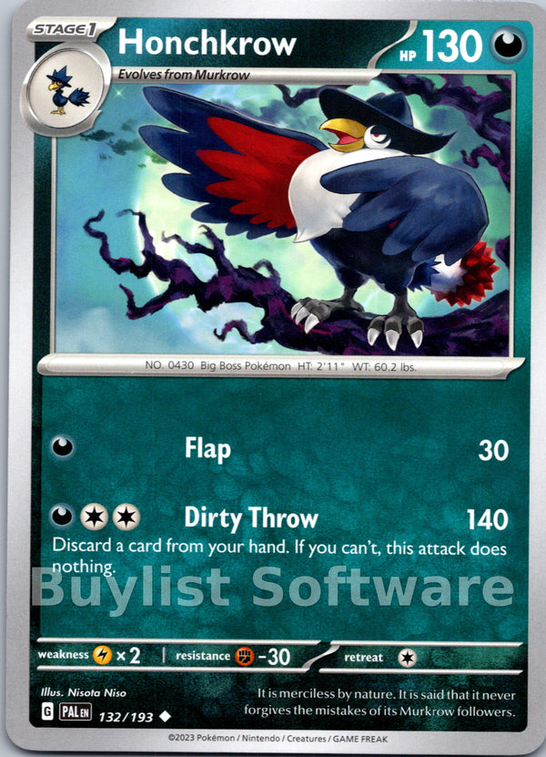 Honchkrow [132/193] [Paldea Evolved]