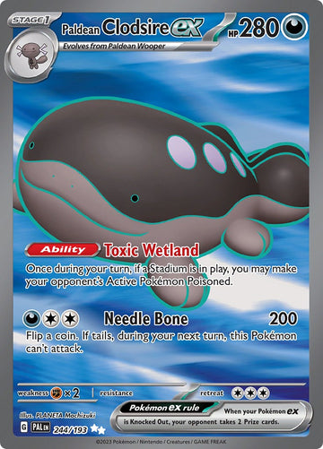Paldean Clodsire ex [244/193] [Paldea Evolved] Holofoil