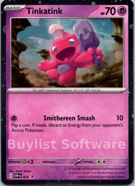 Tinkatink (Cosmos Holo) [025] [Scarlet & Violet Promo Cards] Holofoil