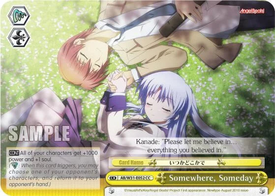 4d91944a-0b46-47fa-bea9-fb030e9bcfeb | ws-ab/w31-e052-cc-nf-angebeatreed-cli-nm | Somewhere, Someday