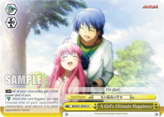 4d91944a-0b46-47fa-bea9-fb030e9bcfeb | ws-ab/w31-e054-cc-nf-angebeatreed-cli-nm | A Girl's Ultimate Happiness