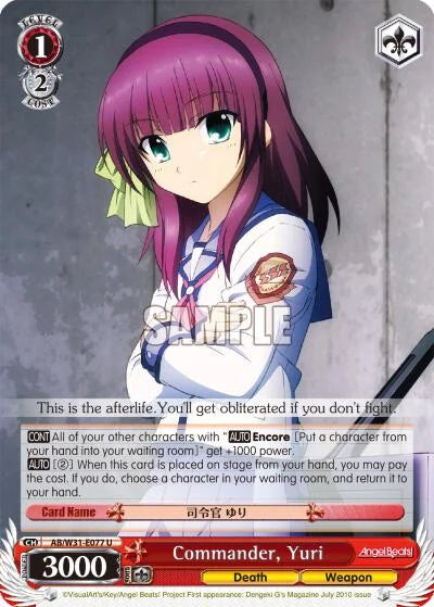 4d91944a-0b46-47fa-bea9-fb030e9bcfeb | ws-ab/w31-e077-u-nf-angebeatreed-unc-nm | Commander, Yuri