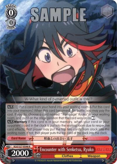 4d91944a-0b46-47fa-bea9-fb030e9bcfeb | ws-klk/s27-e046-r-nf-killlakill-rar-nm | Encounter with Senketsu, Ryuko