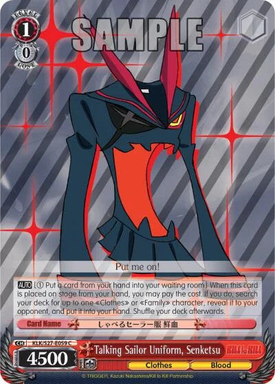 4d91944a-0b46-47fa-bea9-fb030e9bcfeb | ws-klk/s27-e059-c-nf-killlakill-com-nm | Talking Sailor Uniform, Senketsu