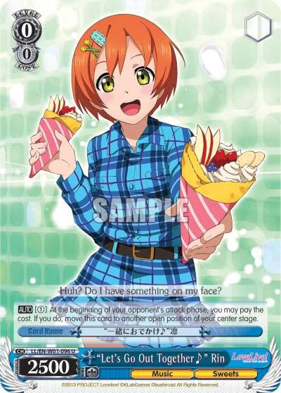 4d91944a-0b46-47fa-bea9-fb030e9bcfeb | ws-ll/en-w01-096-u-nf-lovelivedx-unc-nm | "Let's Go Out Together~" Rin