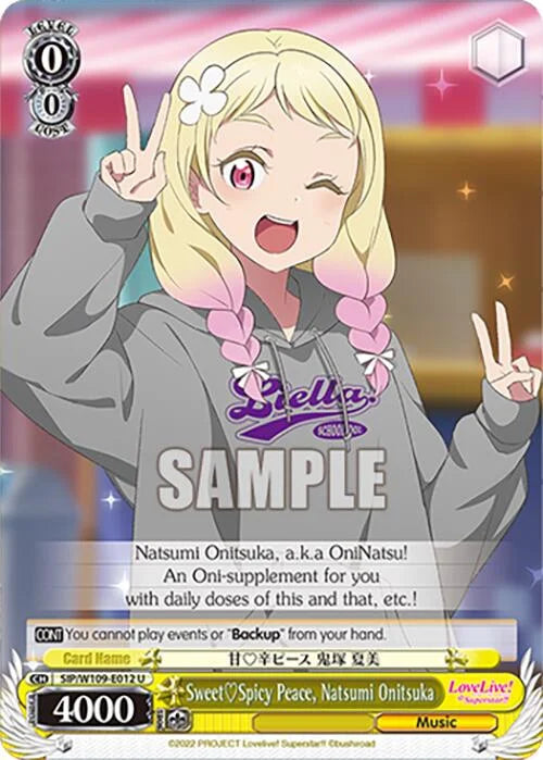 4d91944a-0b46-47fa-bea9-fb030e9bcfeb | ws-sip/w109-e012-u-nf-loveliveschoidolfest2miralive-unc-nm | SweetSpicy Peace, Natsumi Onitsuka