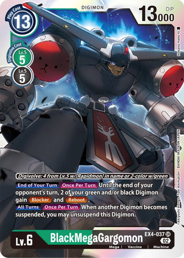 BlackMegaGargomon [EX4-037 SR] [Alternative Being Booster] Foil