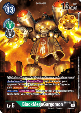 BlackMegaGargomon (Alternate Art) [EX4-037] [Alternative Being Booster] Foil