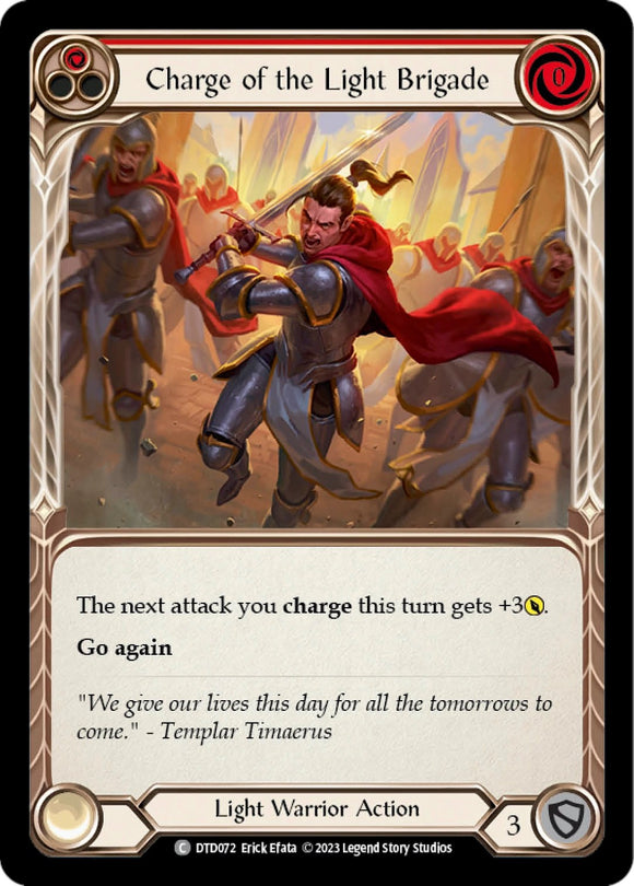 Charge of the Light Brigade (Red) [DTD072] [Dusk till Dawn] Rainbow Foil
