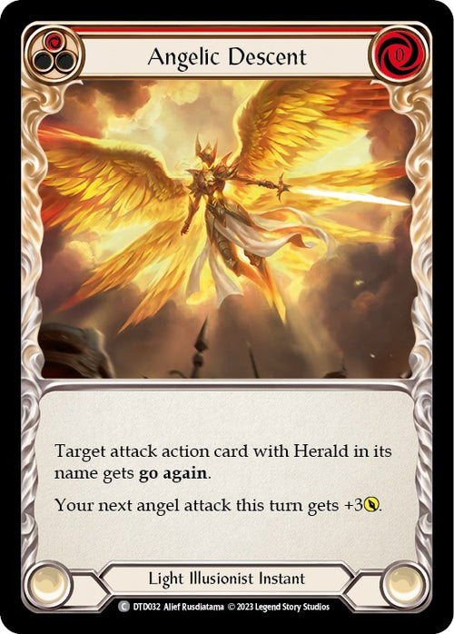 Angelic Descent (Red) [DTD032] [Dusk till Dawn] Rainbow Foil