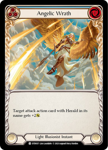 Angelic Wrath (Blue) [DTD037] [Dusk till Dawn] Rainbow Foil