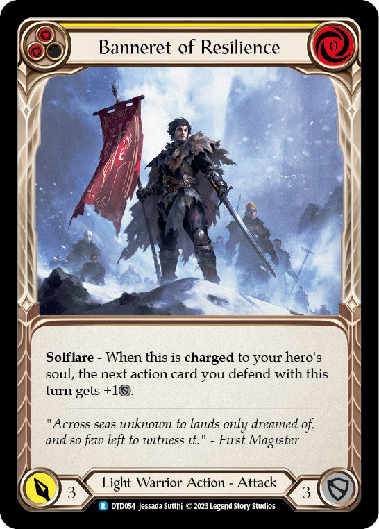 Banneret of Resilience [DTD054] [Dusk till Dawn] Rainbow Foil