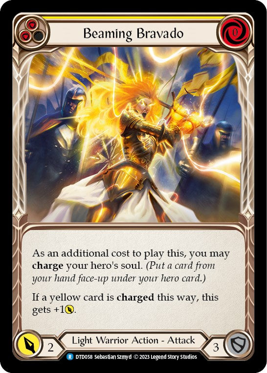 Beaming Bravado (Yellow) [DTD058] [Dusk till Dawn] Rainbow Foil