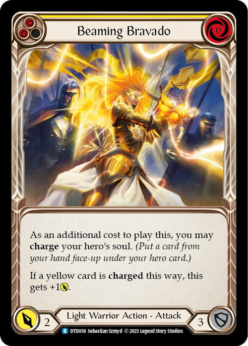 Beaming Bravado (Yellow) [DTD058] [Dusk till Dawn] Rainbow Foil